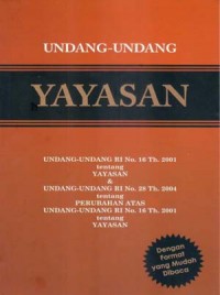 Undang-Undang Yayasan