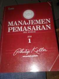 Manajemen Pemasaran Jilid 1