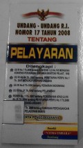 Undang-Undang RI Nomor 17 Tahun 2008 tentang Pelayaran