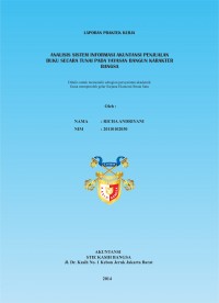 Analisis Sistem Informasi Akuntansi Penjualan Buku Secar Tunai Pada Yayasan Bangun Karakter Bangsa