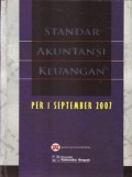 Standar Akuntansi Keuangan Per 1 September 2007