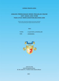 Analisis Perencanaan Bisnis Penjualan Online Unit Usaha Uno Store Pada Situs www.unostore.belihoki.com