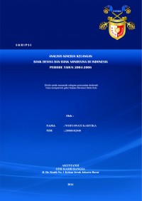 Analisis Kinerja Keuangan Bank Devisa dan Bank Nondevisa di Indonesia Periode tahun 2004-2006