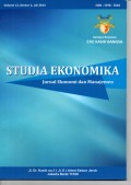 Studia Ekonomika Jurnal Ekonomi Dan Manajemen Volume 12 Nomer 2 Tahun 2014