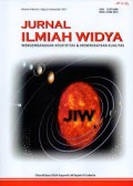 Jurnal Ilmiah Widya Mengembangkan Kreatifitas & Meningkatkan Kualitas