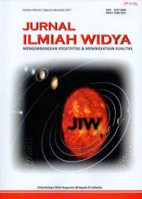 Jurnal Ilmiah Widya Mengembangkan Kreatifitas & Meningkatkan Kualitas