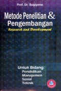 Metode Penelitian & Pengembangan Research and Development