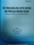 Studi Tentang Model-Model Institusi Kemitraan pada Pengelolaan Sumber Daya Kelautan