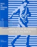 Statistics For Business And Economics