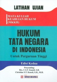 Hukum Tata Negara Di Indonesia (Latihan Ujian)