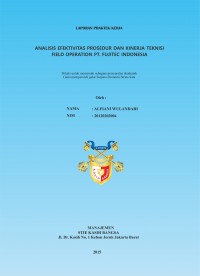 Analisis Efektivitas Prosedur dan Kinerja Teknisi Field Operation PT. Fujitec Indonesia