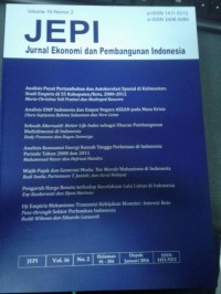 Jurnal Ekonomi dan Pembangunan Indonesia Vol. 16 No. 2