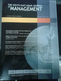 The South East Asian Journal of Management Vol. 11 Issue 1