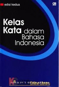 KELAS KATA DALAM BAHASA INDONESIA