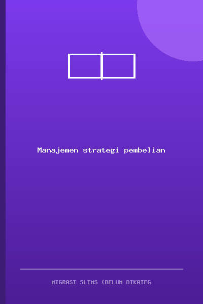 Manajemen strategi pembelian